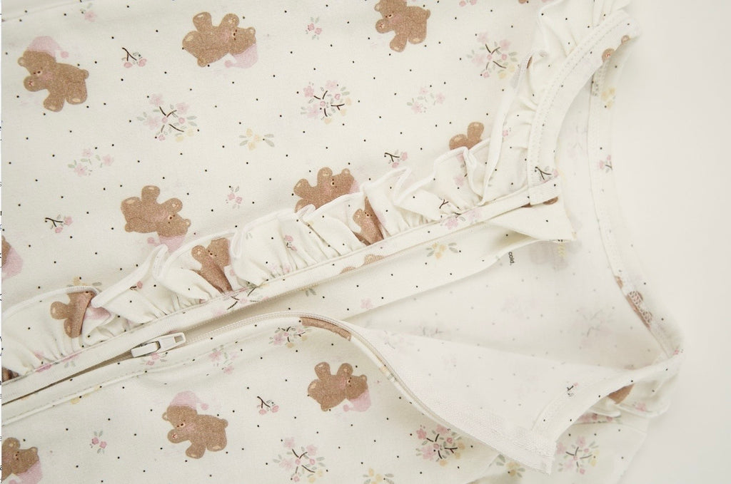 Floral Bear print