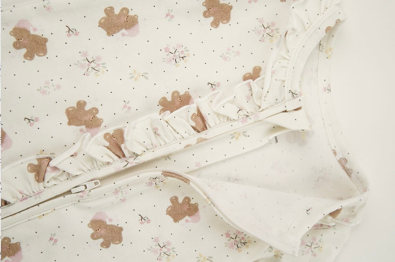 Floral Bear print