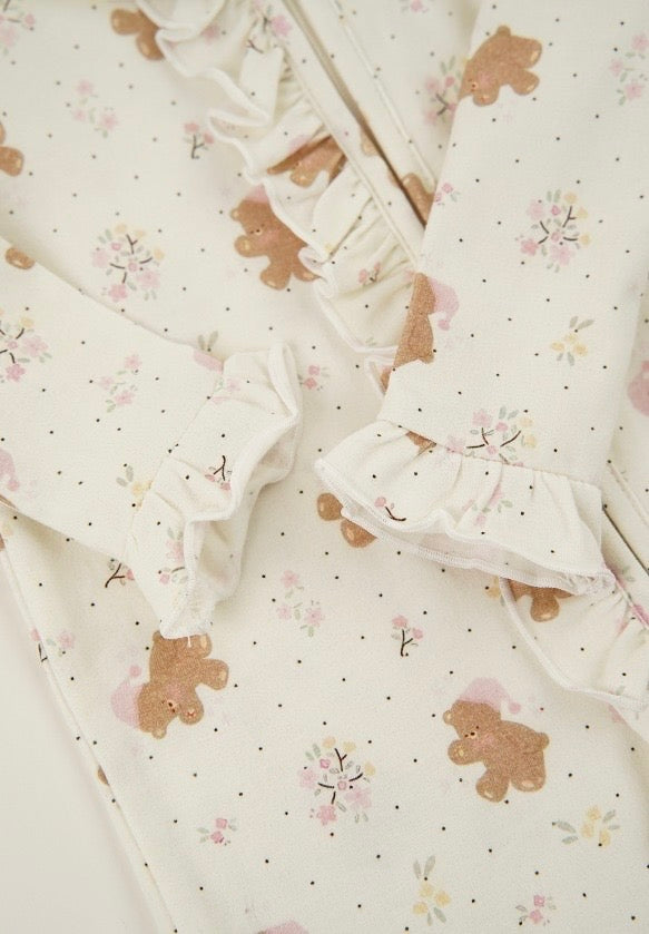 Floral Bear print