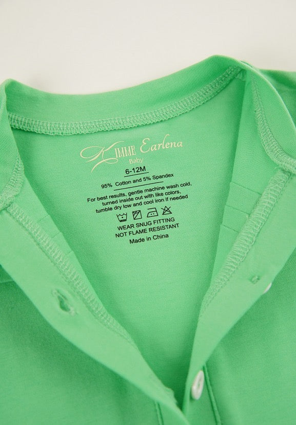 Lime green onesie