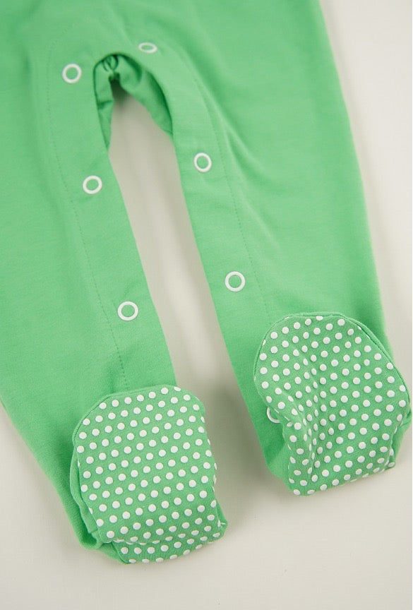 Lime green onesie